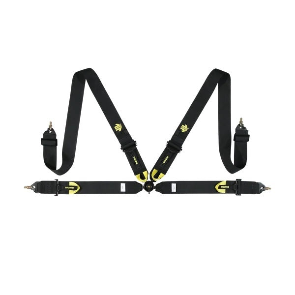 Corsa Harness 4 Point 3x3 Black Clip in  Cam