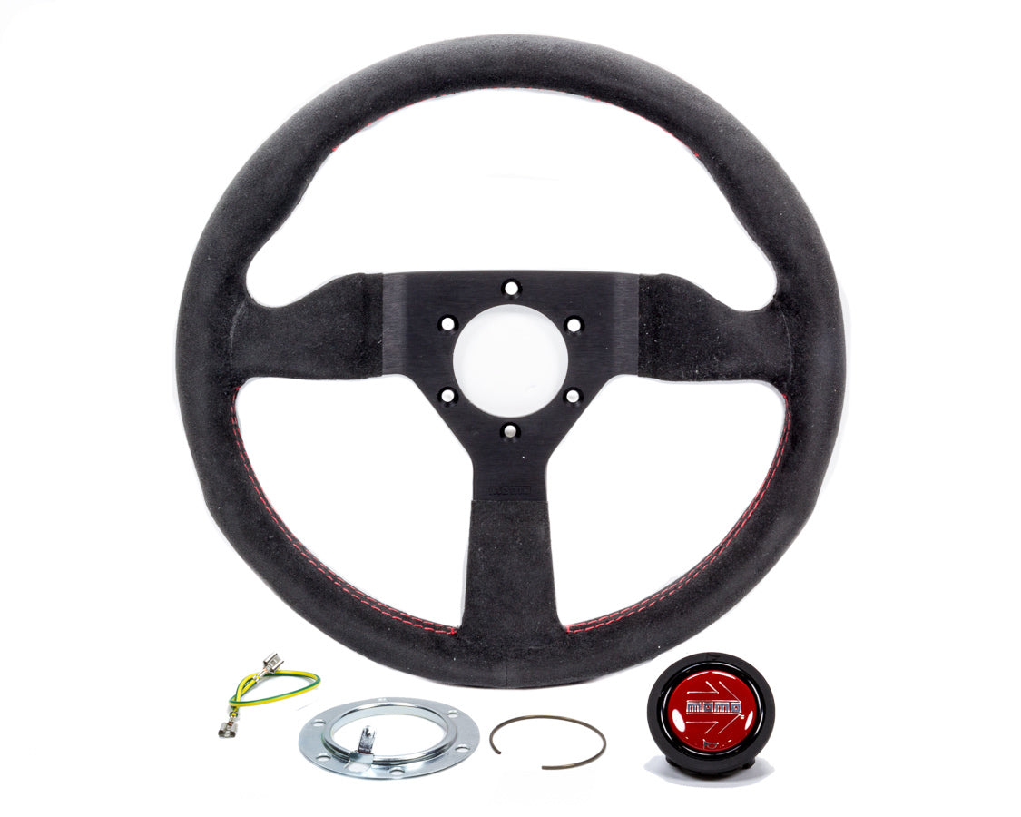 Monte Carlo 320 Steering Wheel Leather Red Stitch