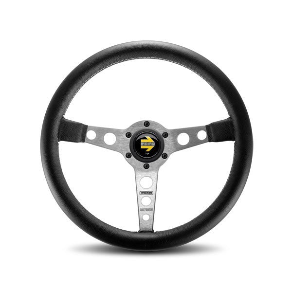 Prototipo Steering Wheel Leather Silver Spoke