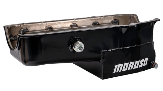 SBC C/T Oil Pan - 7qt. LH Dipstick w/Ins. Bung
