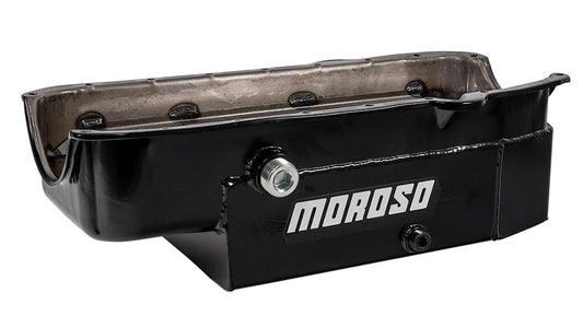 SBC 8qt CT Oil Pan - LH Dipstick