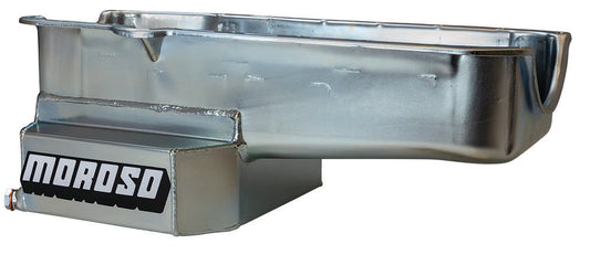 SBC RR 7qt Oil Pan w/RH Dipstick 80-85