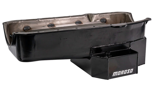 SBC RR 7qt Oil Pan w/RH Dipstick 80-85