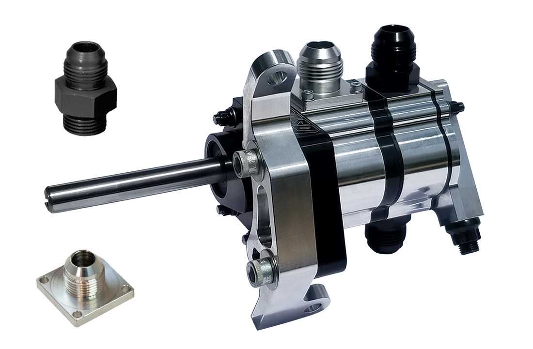 EXTERNAL OIL PUMP, TWO STAGE, TRI-LOBE, RT SIDE, GM LS