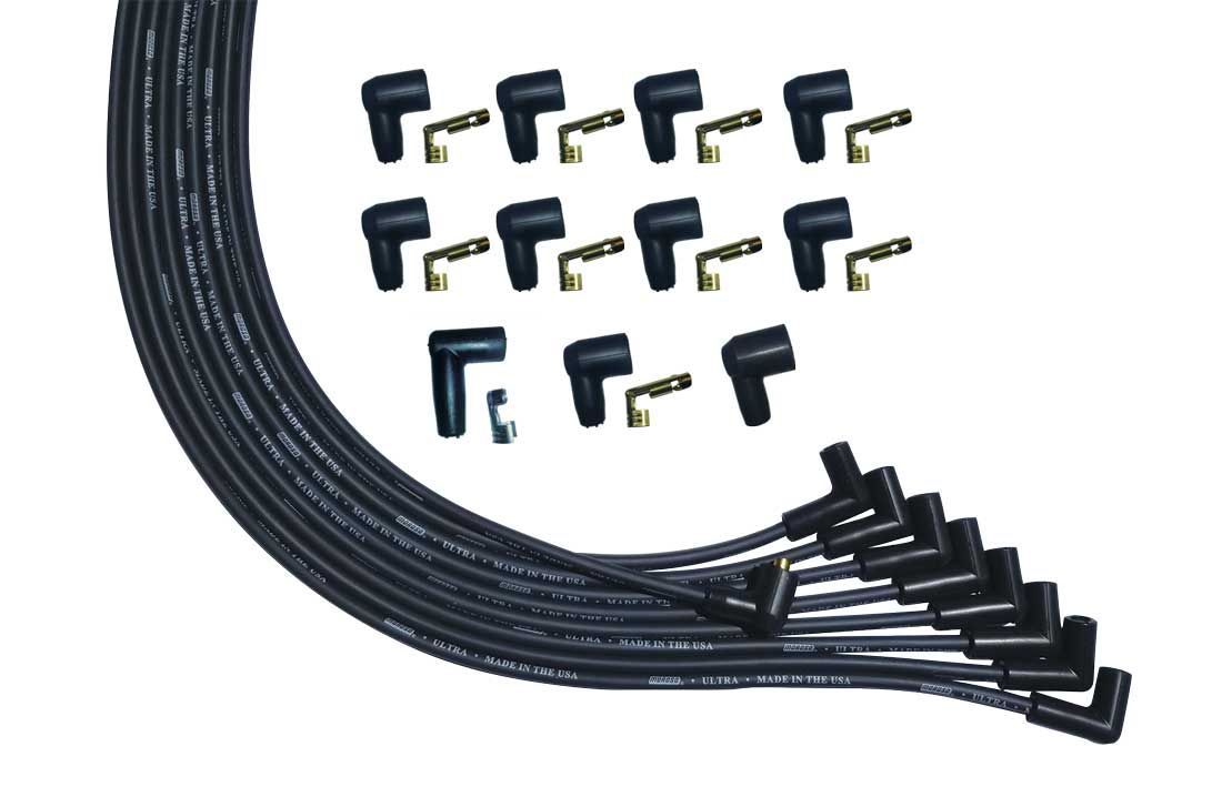 Ultra Plug Wire Set Universal V8 Black