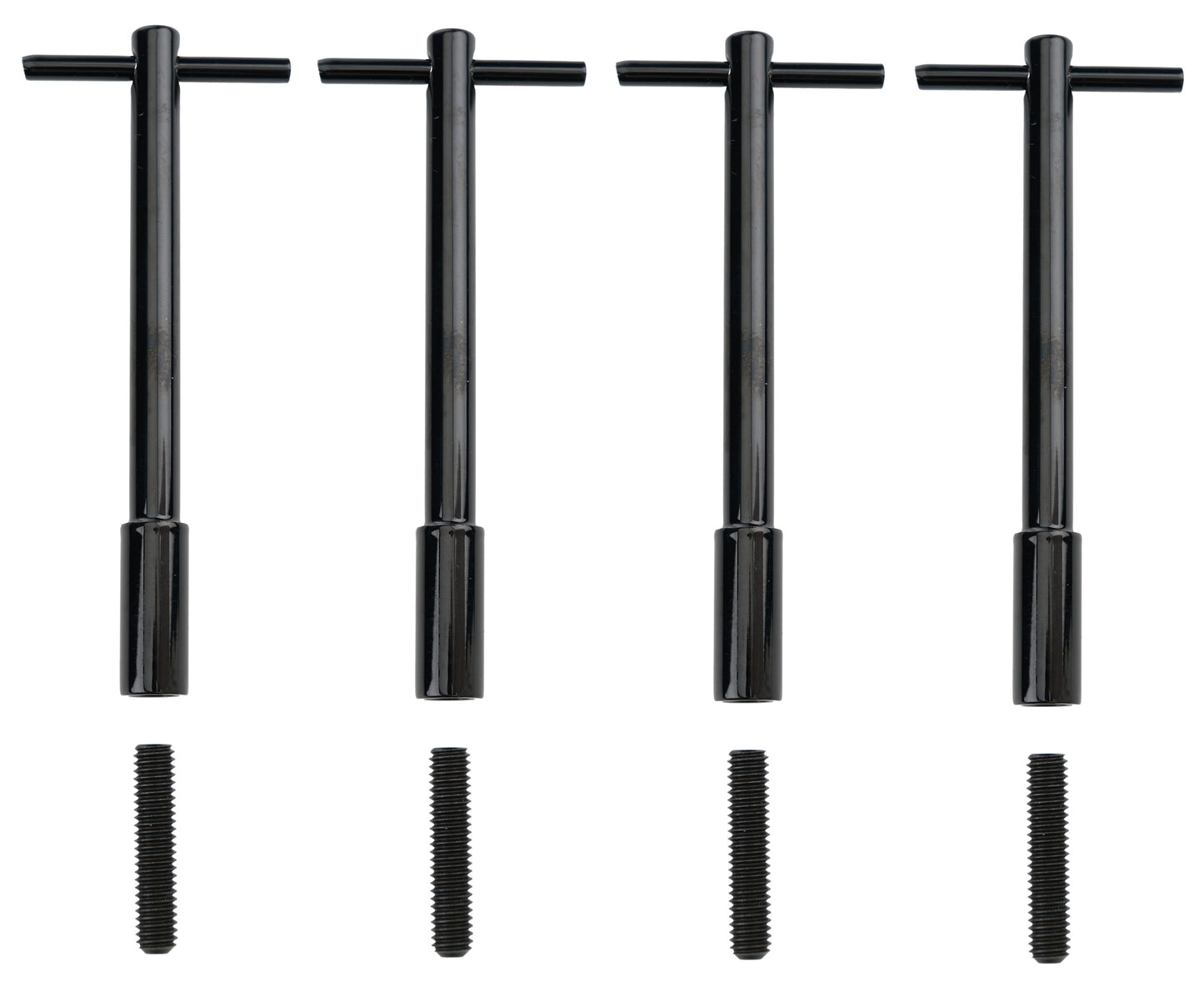 Valve Cover Wing Nut 4pk Black