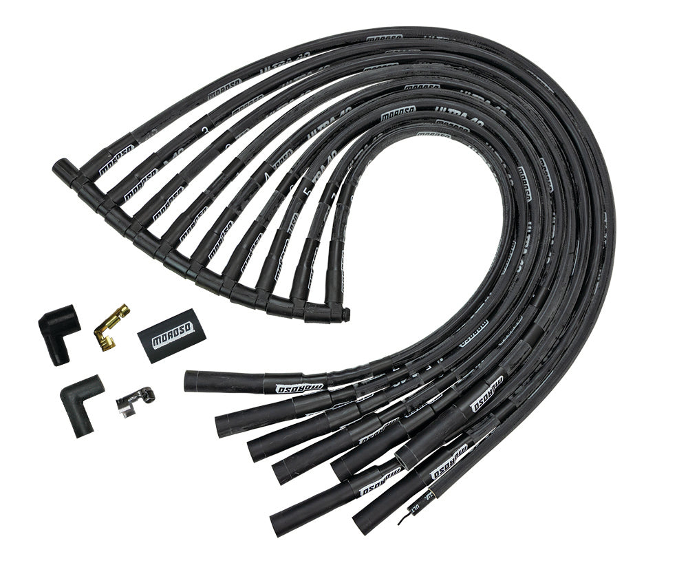 Ultra 40 Plug Wire Set - Black