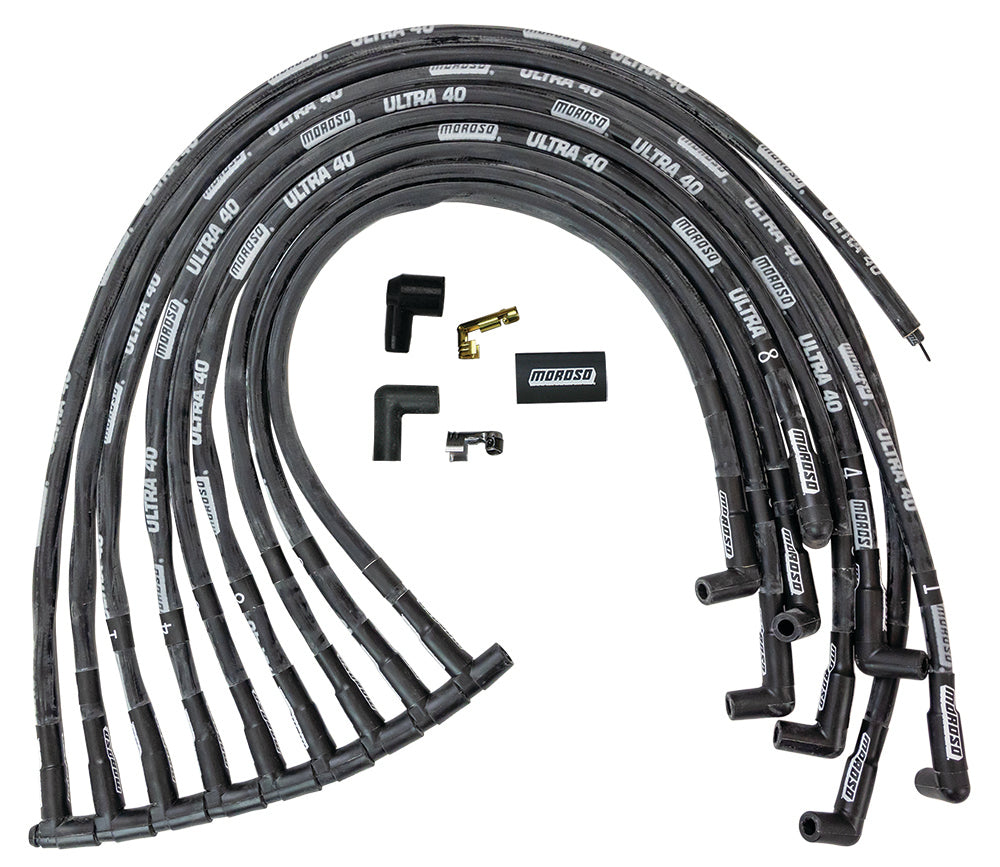 Ultra 40 Plug Wire Set - Black