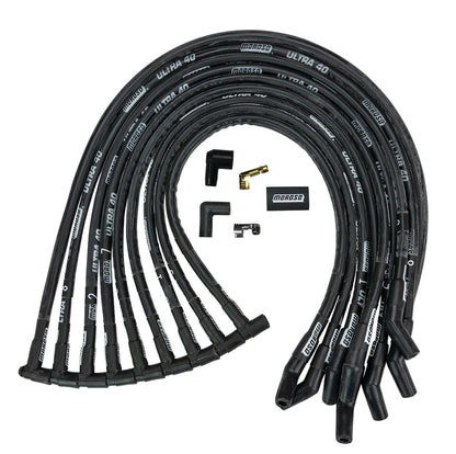 Ultra 40 Plug Wire Set - Black