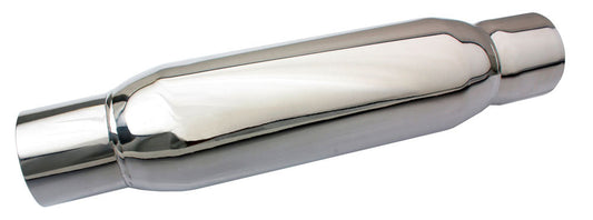 S/S Spiral Flow Muffler - 3in Polished