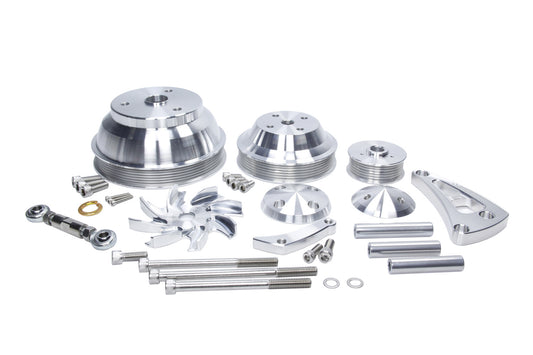 GM SB LWP ALT MID Mount Hi Flow Pulley Kit