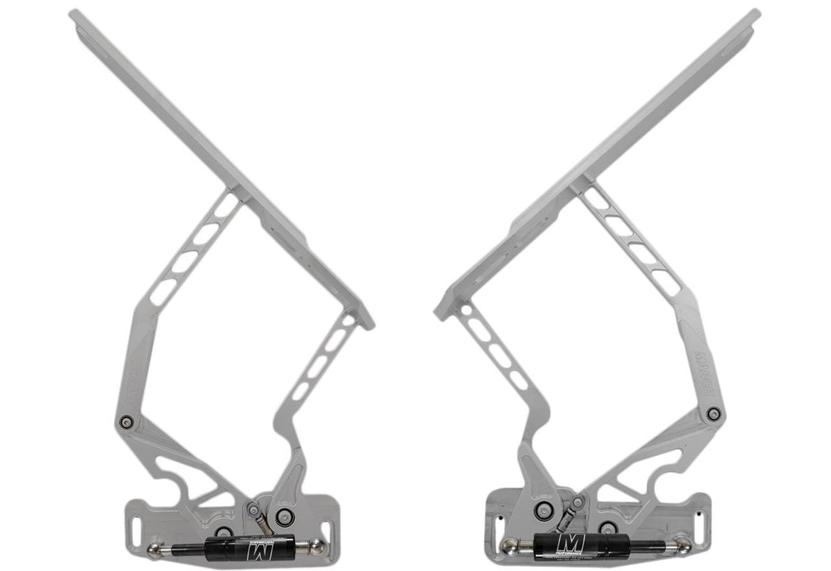 68-72 Chevelle Hood Hinges Polished Pair