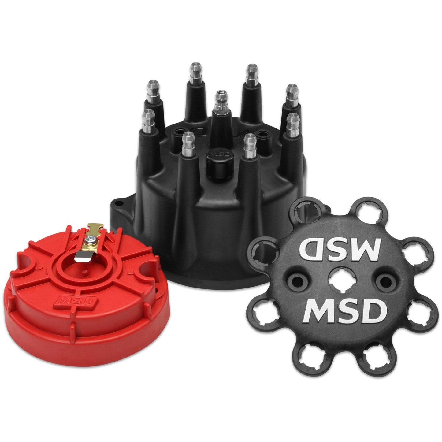 Distributor Cap & Rotor Kit Small Diameter Black