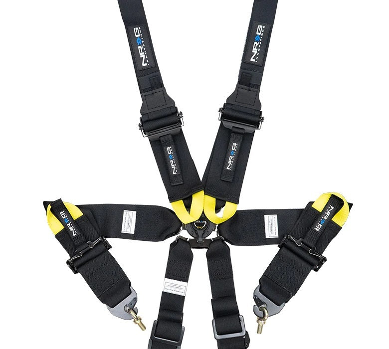 Harness 6pt Camlock Black Hans FIA