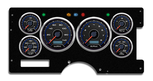 Gauge Kit GM Truck 88-94 CFR Blue