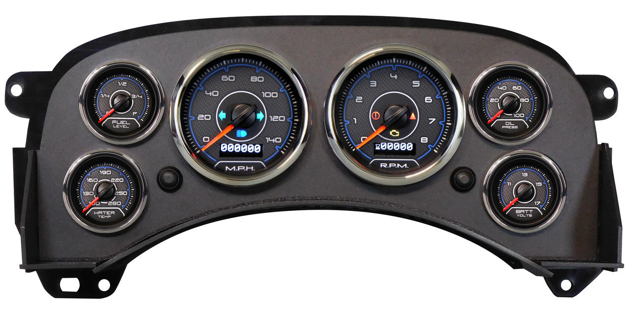 Gauge Kit GM Truck 99-06 CFR Blue