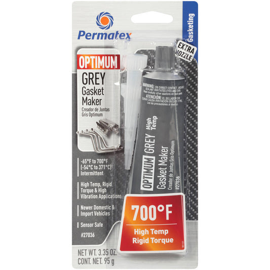 Optimum Grey RTV 3 Oz. Silicone