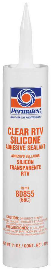 Clear Silicone 11 Oz