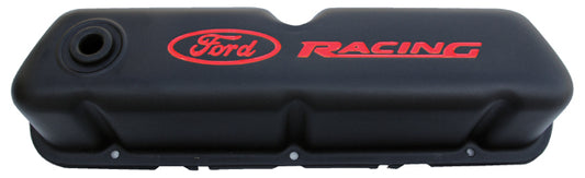 Ford Racing Steel Valve Covers Black Crinkle