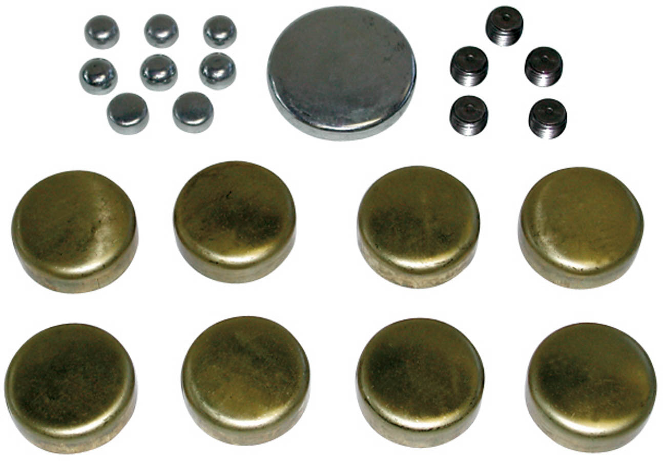 Brass Freeze Plug Kit Chevy 283-350