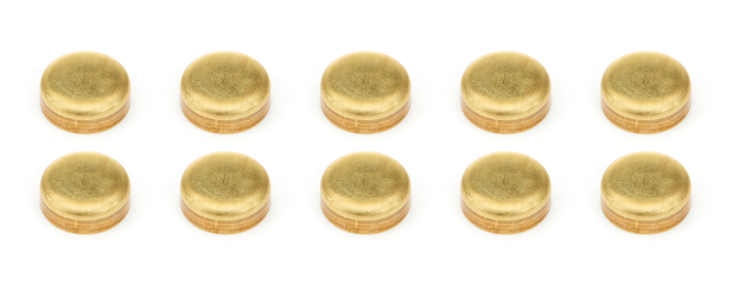 Expansion Plugs 10pk - Brass 1-3/8 Dia