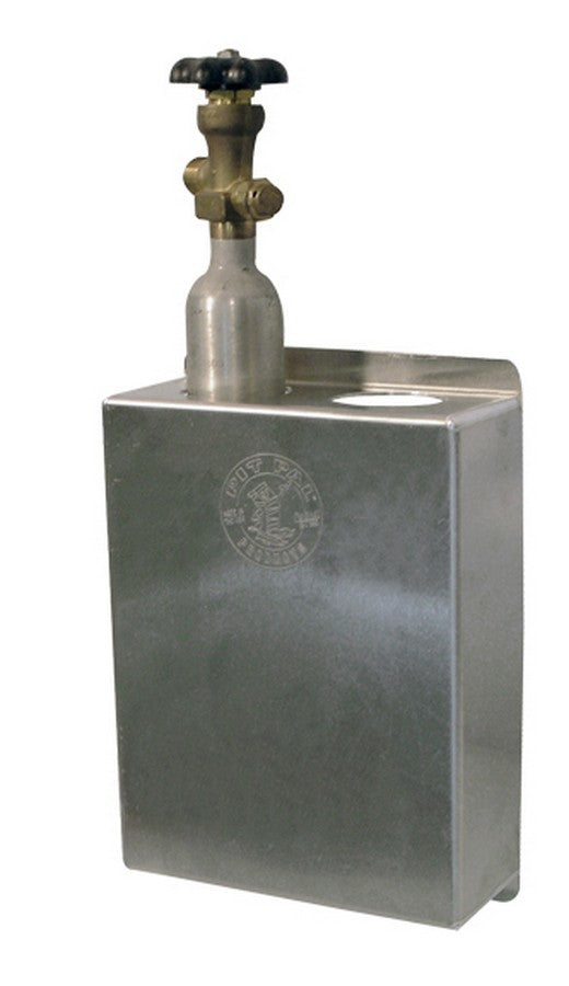 C02 Bottle Wall Mount Holds Two Bottles