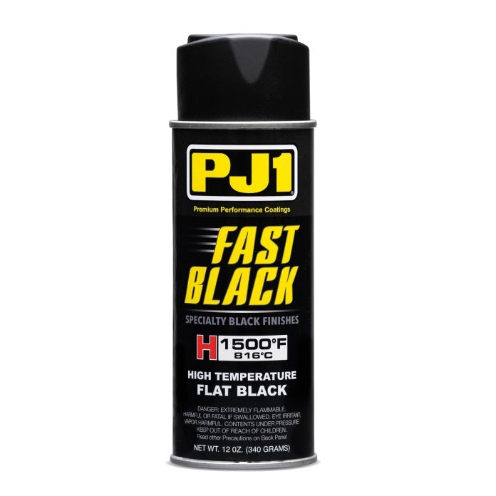 Flat Black Hi-Temp Paint 2000degF 11oz