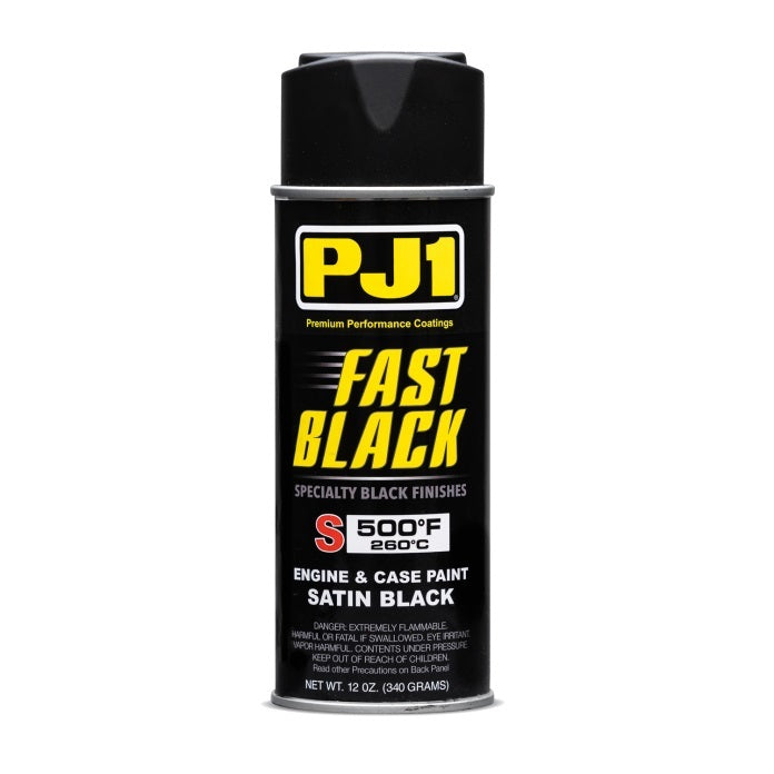 Engine Paint Black Satin 500degF 11oz