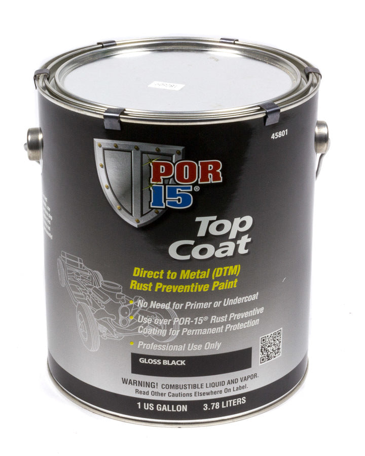 Top Coat Gloss Black 1 Gallon