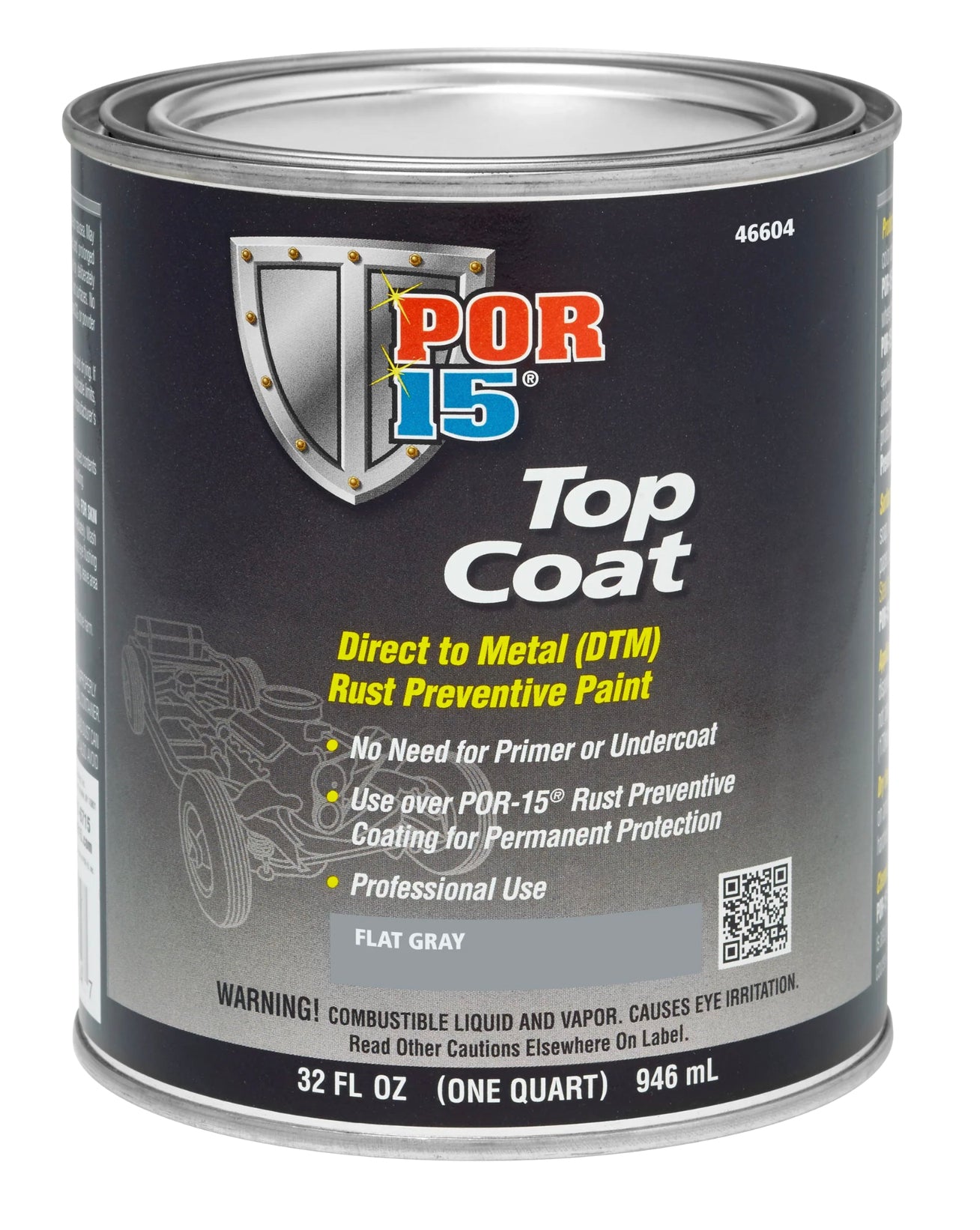 Top Coat Primer Gray Quart