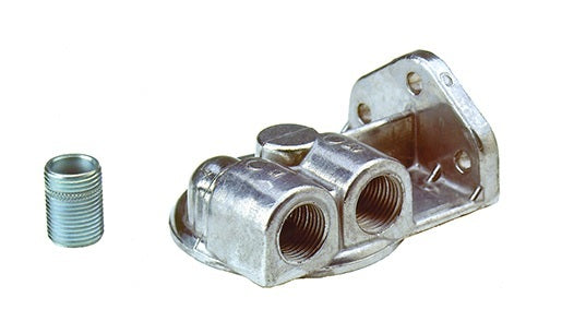 Oil Filter Mount  3/4in- 16  Ports: 1/2in NPT