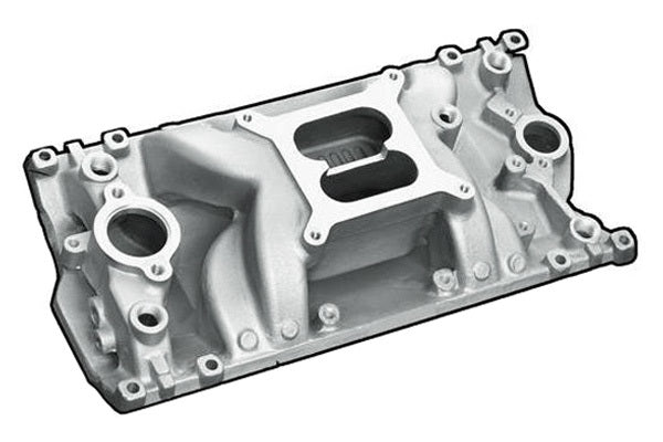 SBC Crosswind Vortec Manifold - Satin