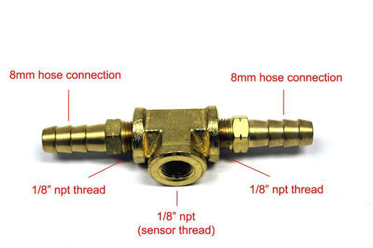 Adaptor Fitting T for Fuel Pressure Sensor