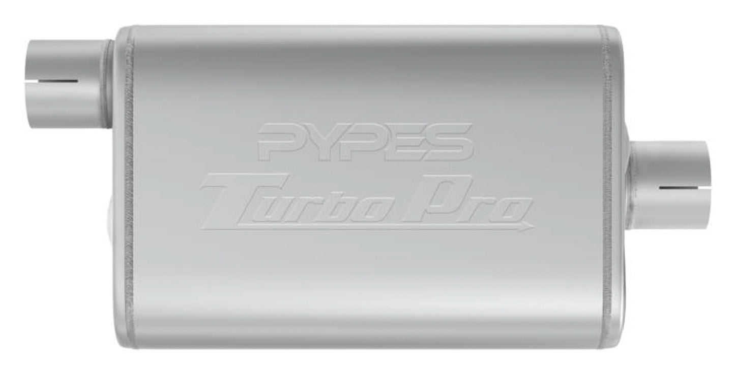 Turbo Pro Muffler 2.5in Offset In/Center Outlet