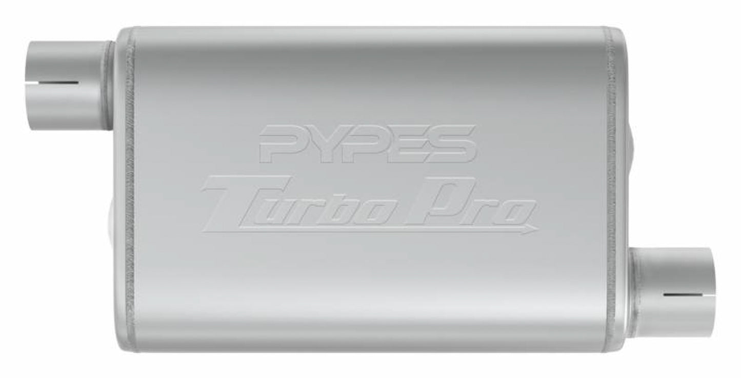 Turbo Pro Muffler 3.0in Offset In/Out