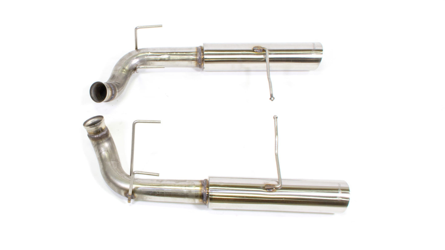 11-Mustang V6 Axle Back Exhaust Pype Bomb