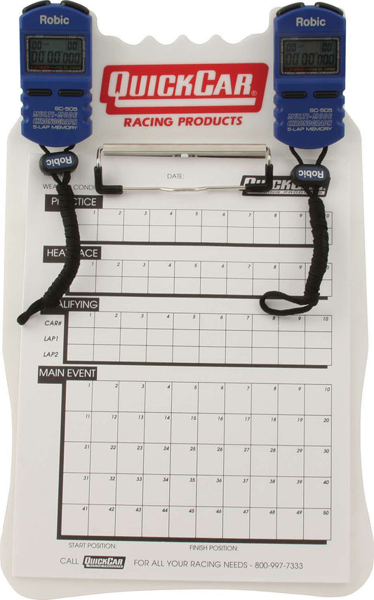 Clipboard Timing System White