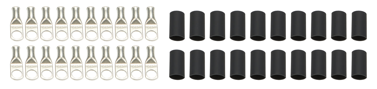 Ring Terminals 1/2in 6 Ga w/Heat Shrink 20pk