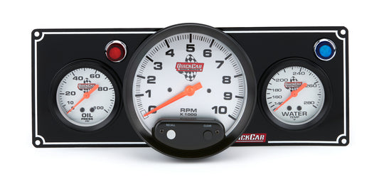 2-1 Gauge Panel OP/WT w/ 5in Tach Black