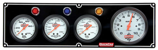 3-1 Gauge Panel OP/WT/OT w/3-3/8in Tach Black