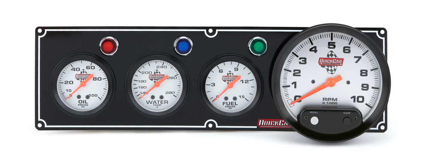 3-1 Gauge Panel OP/WT/FP w/5in Tach Black