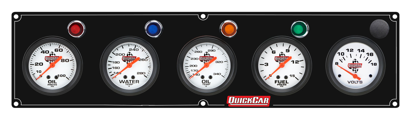 5 Gauge Panel OP/WT/OT/FP15/VT Black