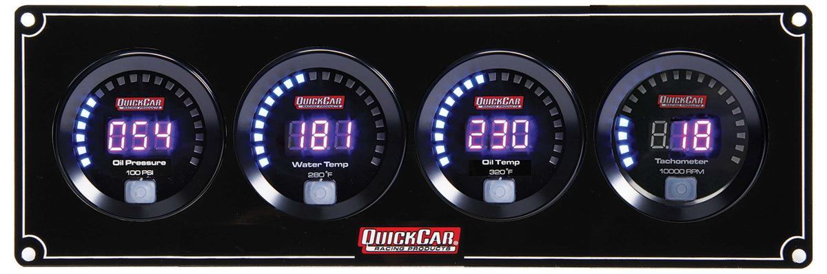 Digital 3-1 Gauge Panel OP/WT/OT w/Tach