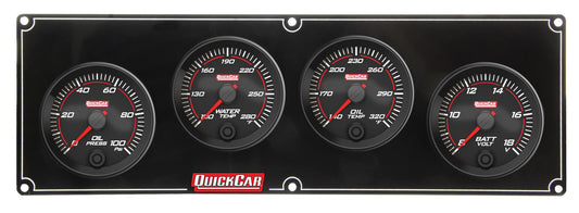 Redline 4 Gauge Panel OP/WT/OT/Volt