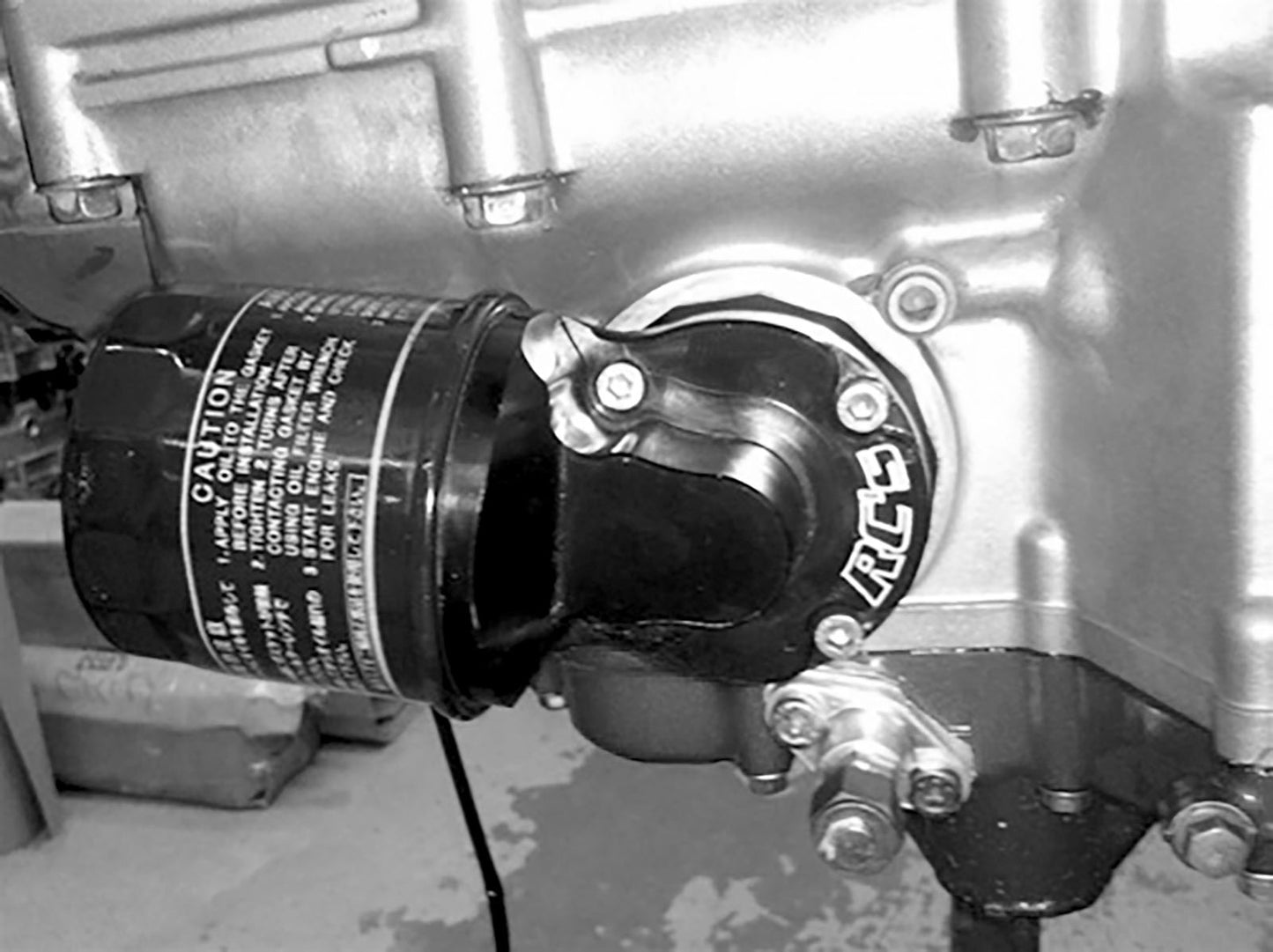 DME Racing Hayabusa Oil Filter Relocator Kit