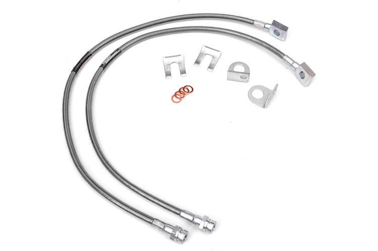 97-06 Jeep TJ Front Stainless Brake Line