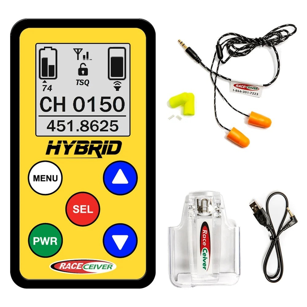 RaceCeiver Hybrid w/ Semi-Pro Earpiece