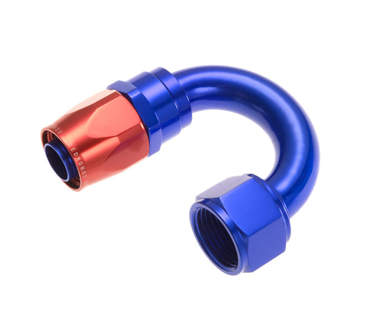 6AN Swivel Hose Ends Blue 180