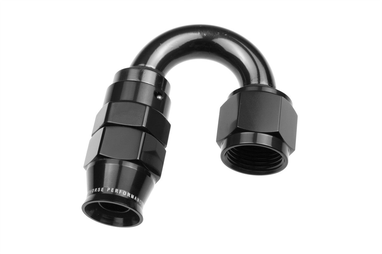 8AN PTFE Hose Ends Black 180