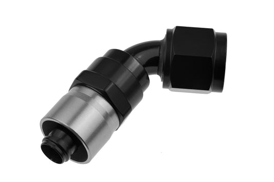 6AN Crimp Style Hose End Black 60